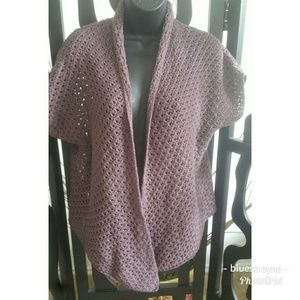 Purple Old Navy Knit Sweater Kimono Size L